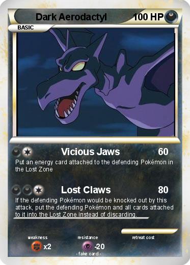 Pokemon Dark Aerodactyl
