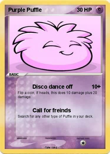 Pokemon Purple Puffle