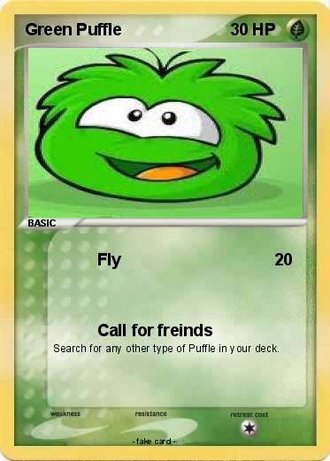 Pokemon Green Puffle