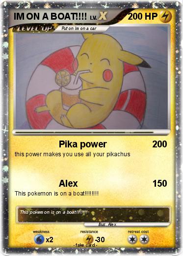 Pokemon IM ON A BOAT!!!!