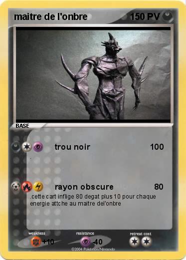 Pokemon maitre de l'onbre