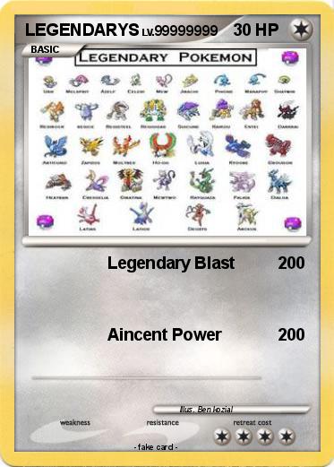 Pokemon LEGENDARYS
