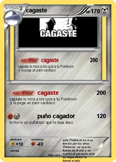 Pokemon cagaste