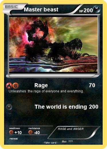 Pokemon Master beast