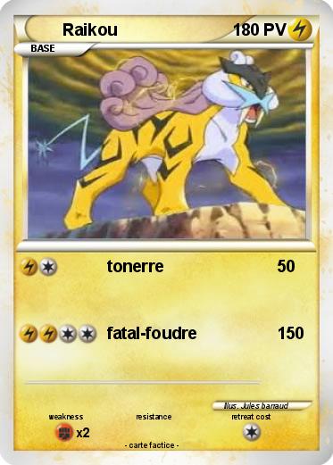 Pokemon Raikou