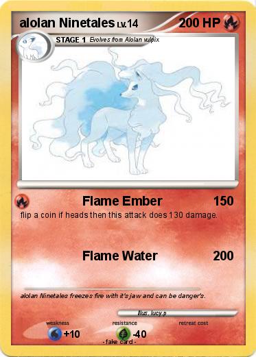 Pokemon alolan Ninetales