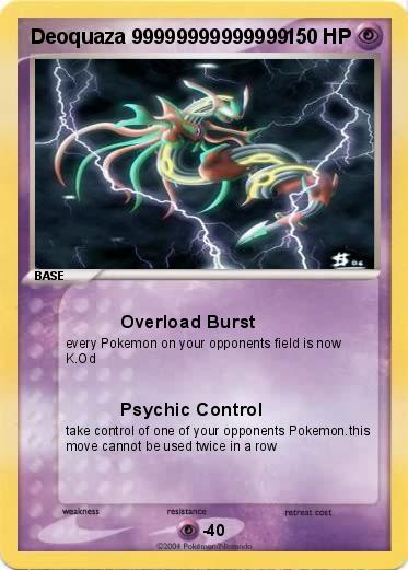 Pokemon Deoquaza 99999999999999