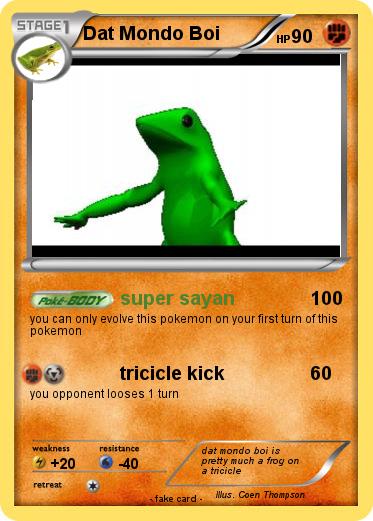 Pokemon Dat Mondo Boi