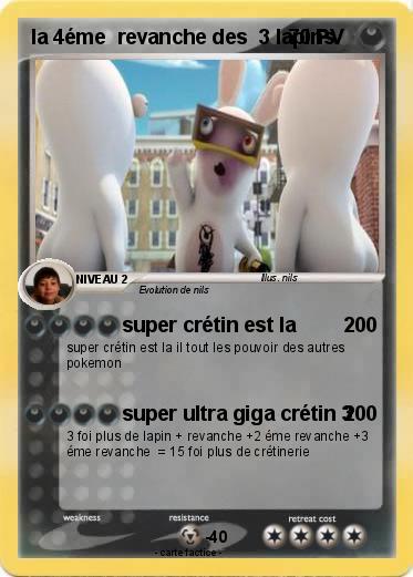 Pokemon la 4éme  revanche des  3 lapins