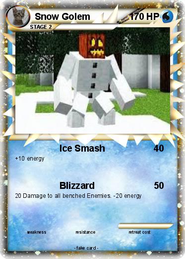 Pokemon Snow Golem