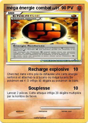 Pokemon méga énergie combat