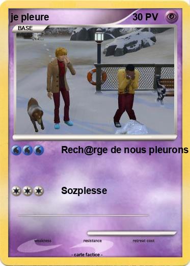 Pokemon je pleure