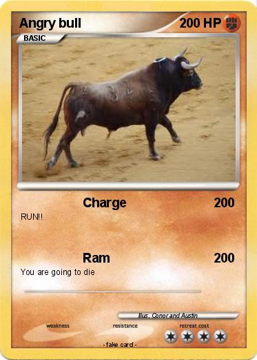 Pokemon Angry bull