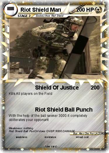 Pokemon Riot Shield Man