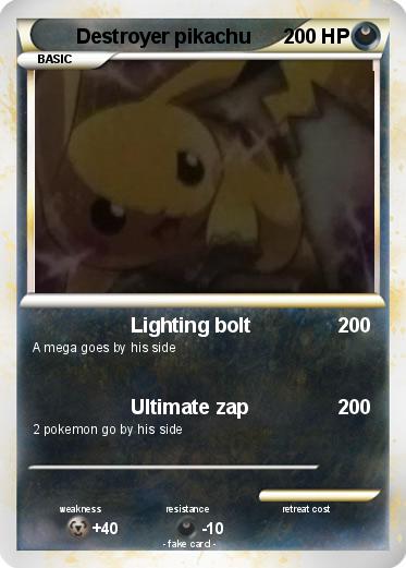 Pokemon Destroyer pikachu