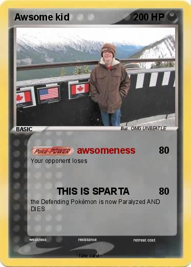 Pokemon Awsome kid