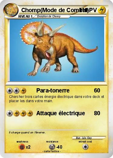 Pokemon Chomp(Mode de Combat)