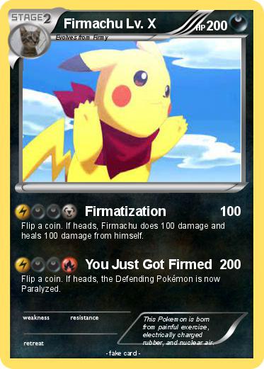 Pokemon Firmachu Lv. X