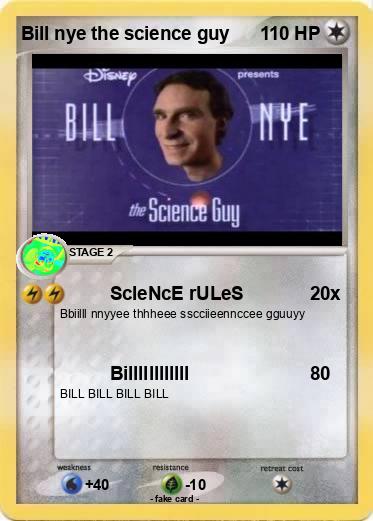 Pokemon Bill nye the science guy