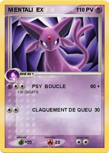 Pokemon M ENTALI  EX