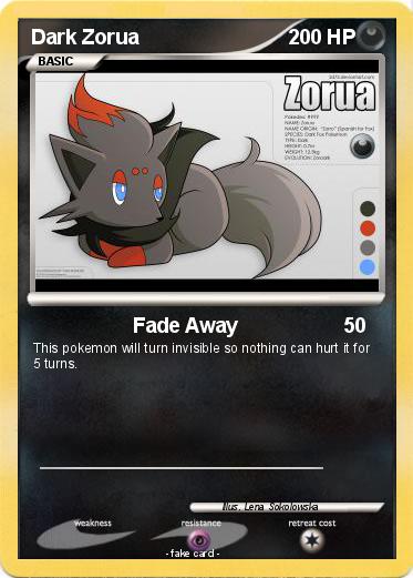 Pokemon Dark Zorua