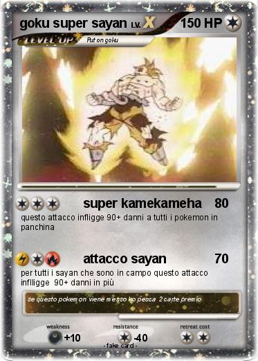 Pokemon goku super sayan