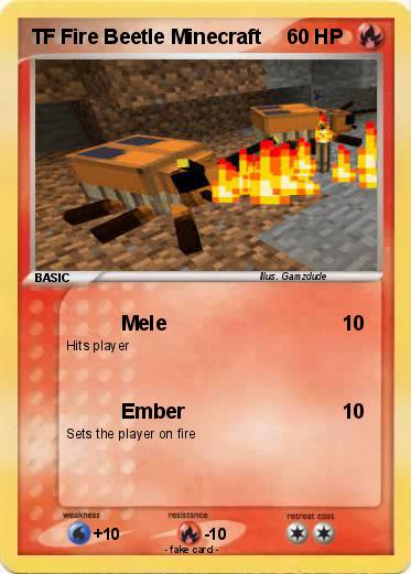 Pokemon TF Fire Beetle Minecraft