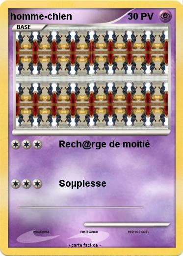 Pokemon homme-chien