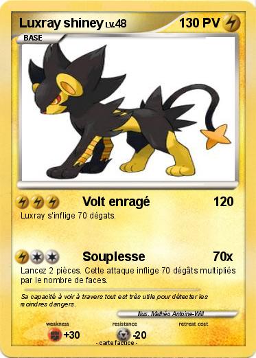 Pokemon Luxray shiney