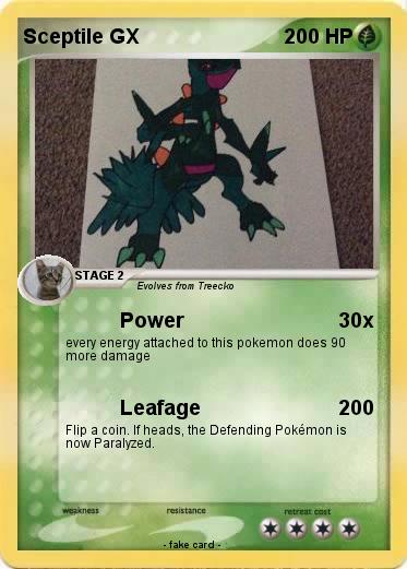 Pokemon Sceptile GX