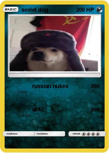 Pokemon soviet dog
