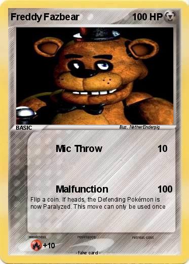 Pokemon Freddy Fazbear