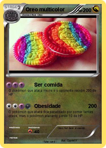 Pokemon Oreo multicolor