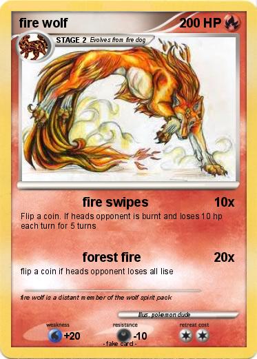 Pokemon fire wolf