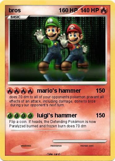 Pokemon bros                        160 HP