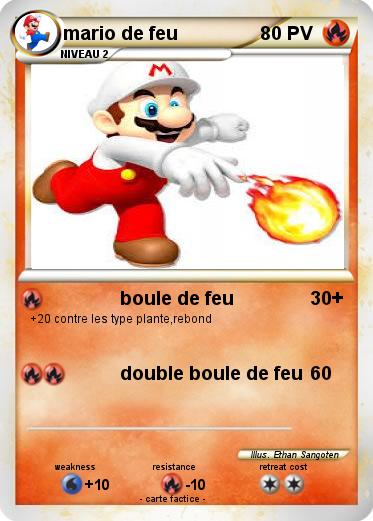 Pokemon mario de feu
