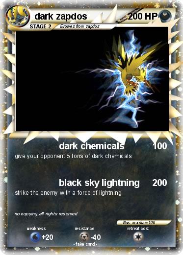 Pokemon dark zapdos