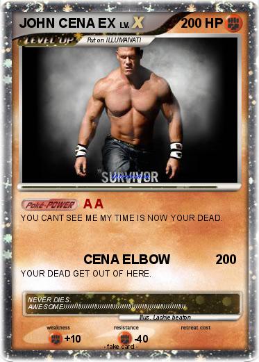 Pokemon JOHN CENA EX