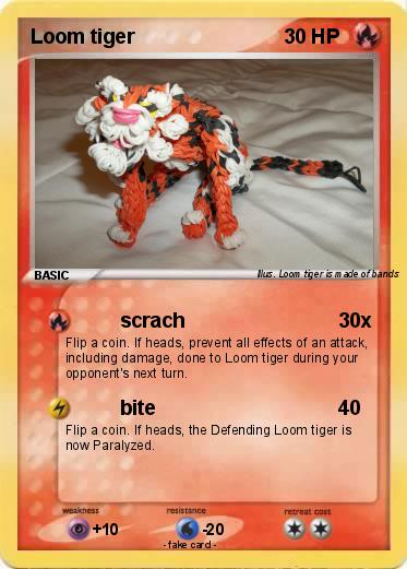 Pokemon Loom tiger