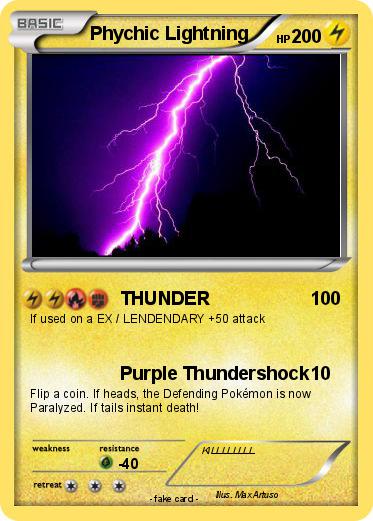 Pokemon Phychic Lightning
