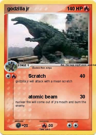 Pokemon godzilla jr