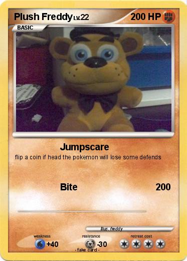 Pokemon Plush Freddy