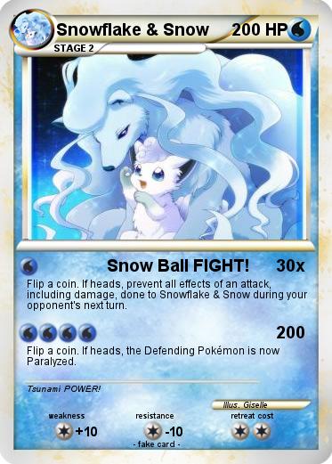 Pokemon Snowflake & Snow