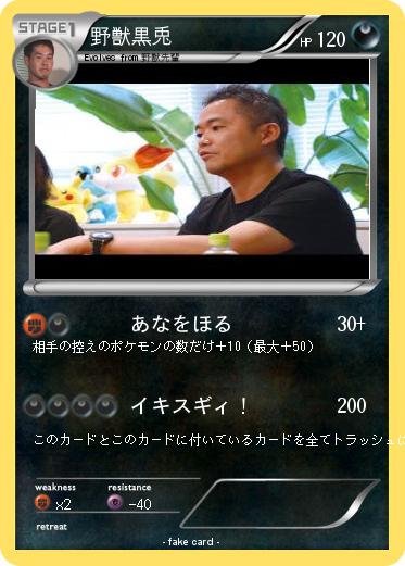 Pokemon 野獣黒兎