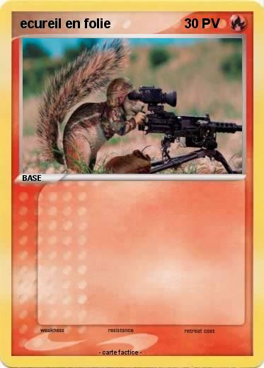Pokemon ecureil en folie