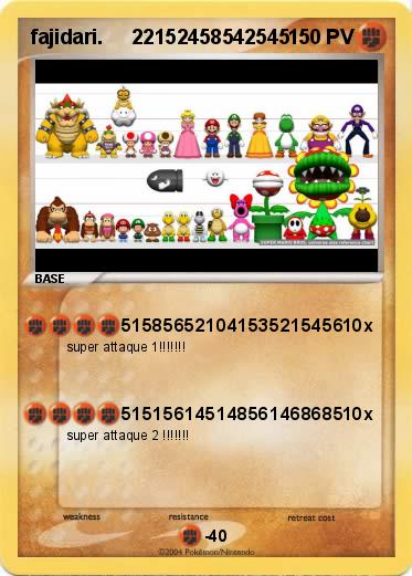 Pokemon fajidari.     22152458542545