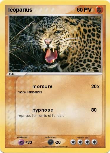 Pokemon leoparius