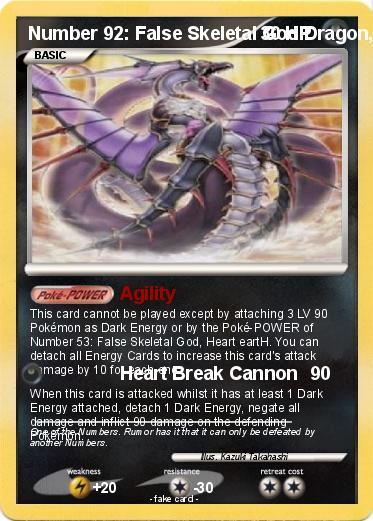 Pokemon Number 92: False Skeletal God Dragon, Heart-eartH Dragon