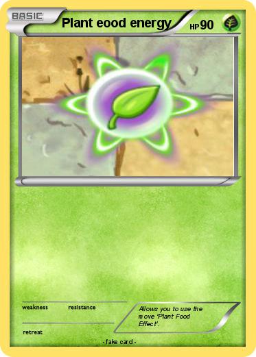Pokemon Plant eood energy