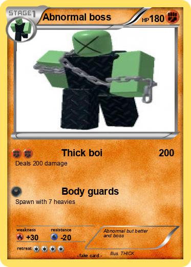 Pokemon Abnormal boss